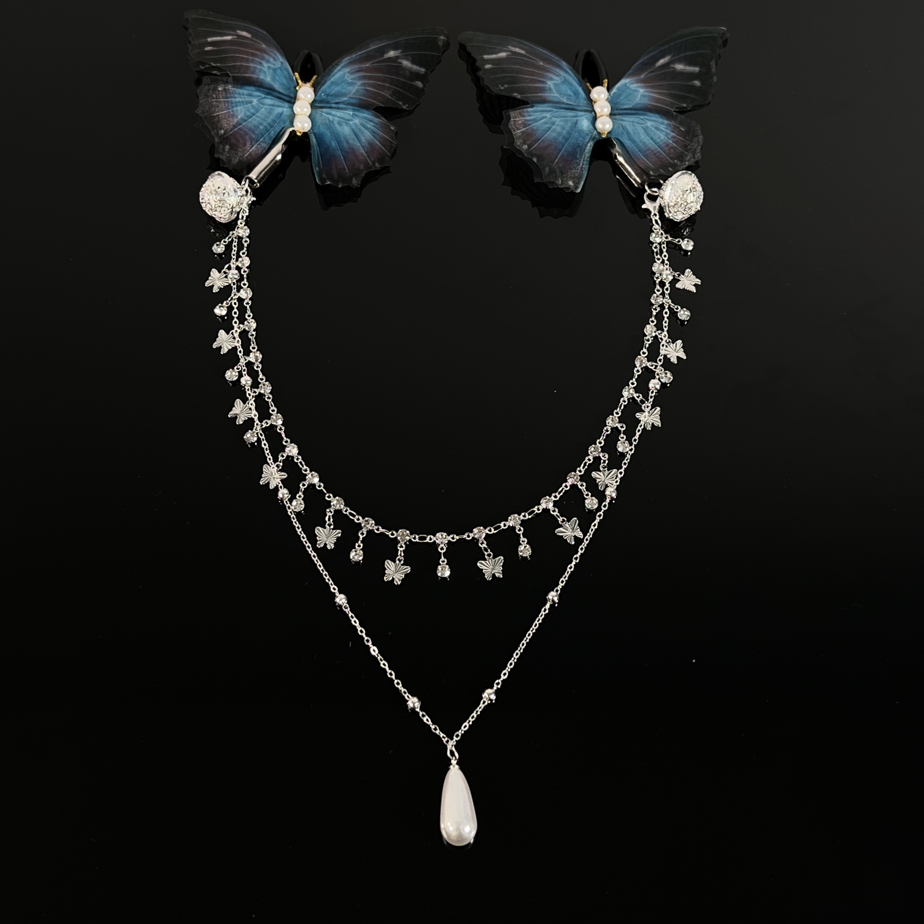 Azure Butterfly Nipple Clamps – Adjustable