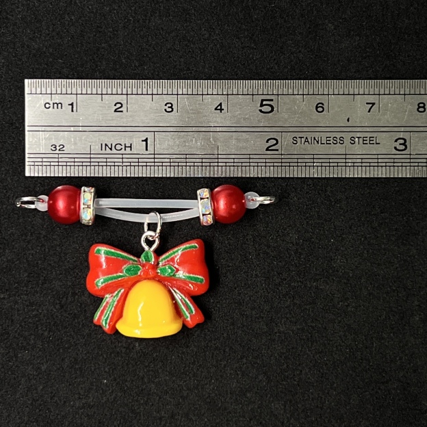 Bowknot Red Bead Nipple Accessories