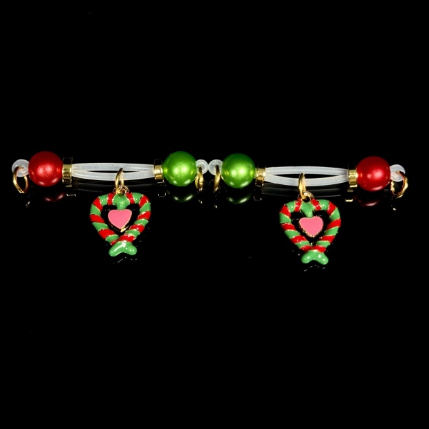 Festive Romance Dual-Bead Clamps
