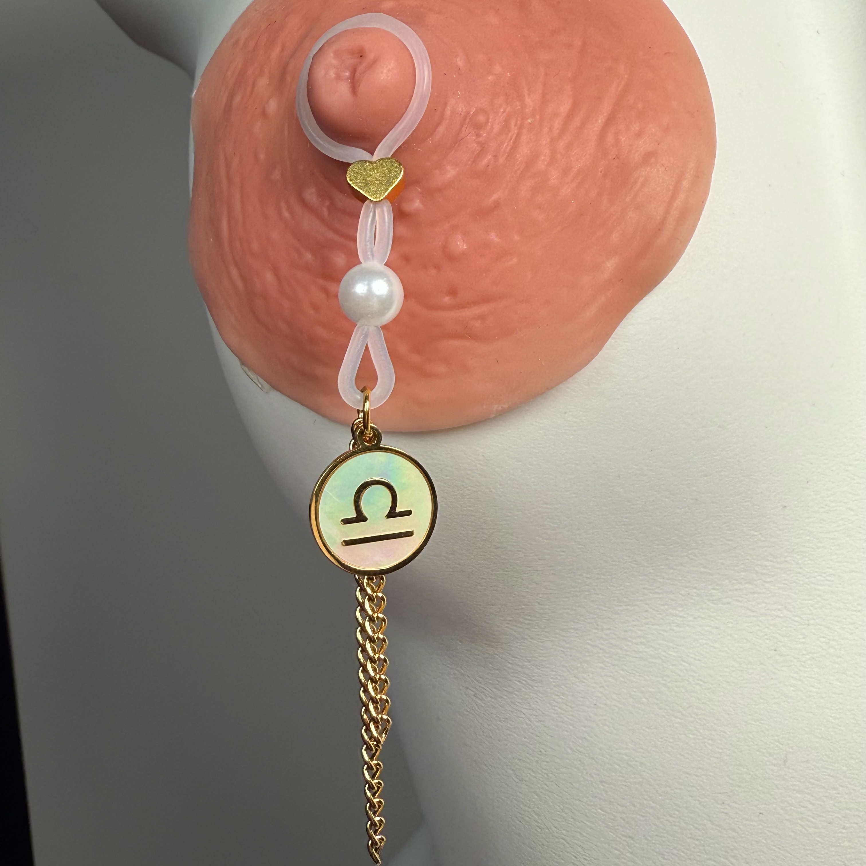 Customizable constellation nipple clamps