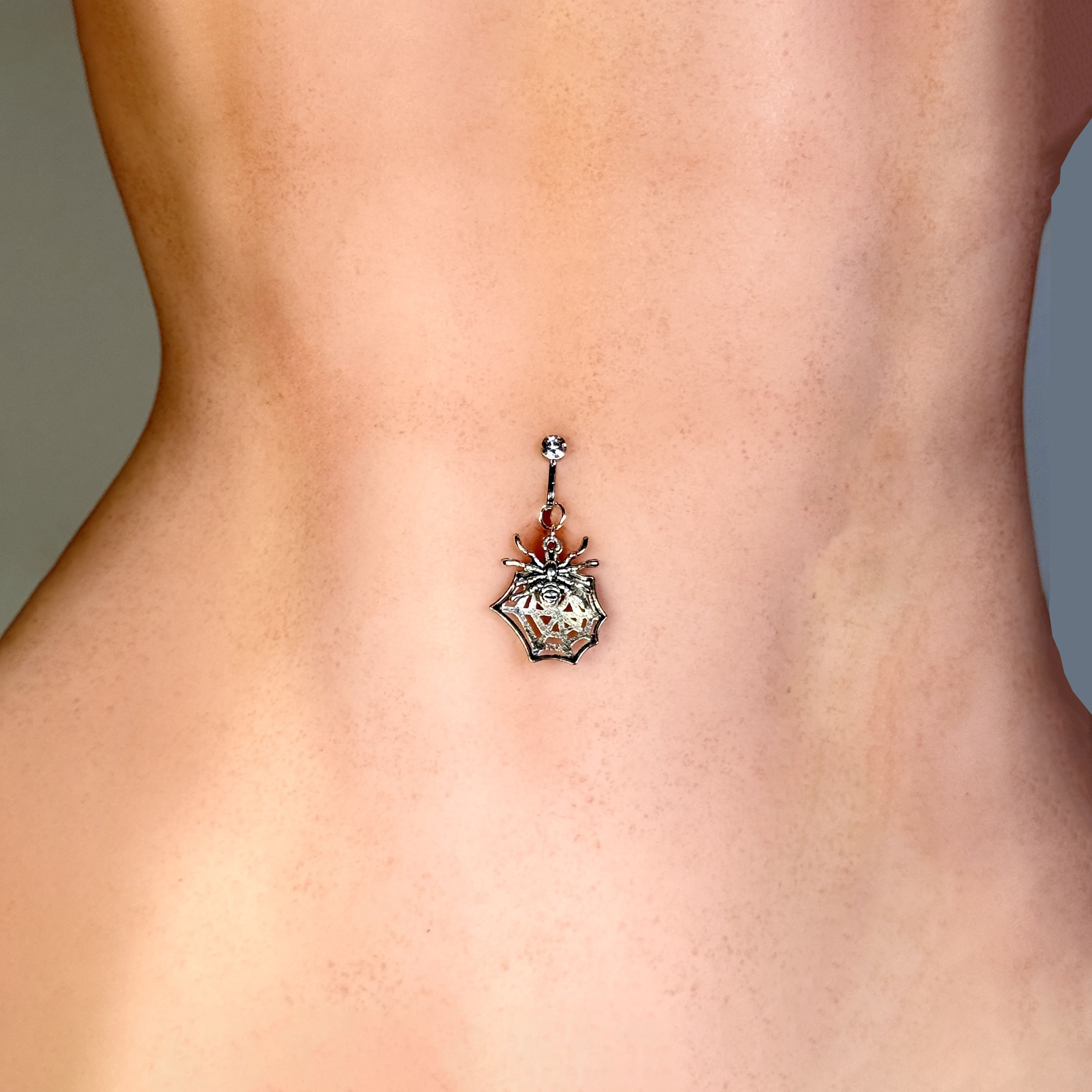 Venom Spider Non-Piercing Navel Clip