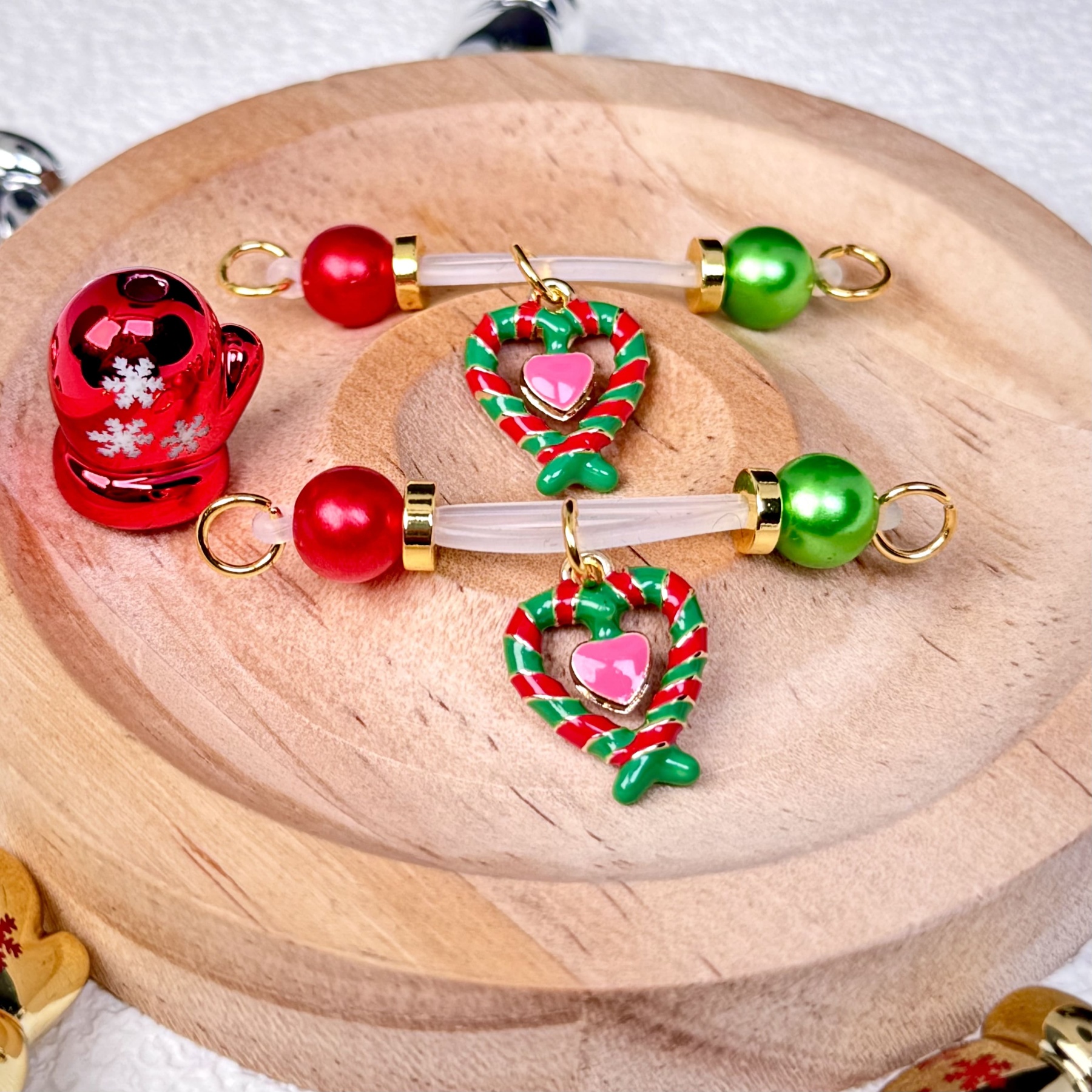Festive Romance Dual-Bead Clamps