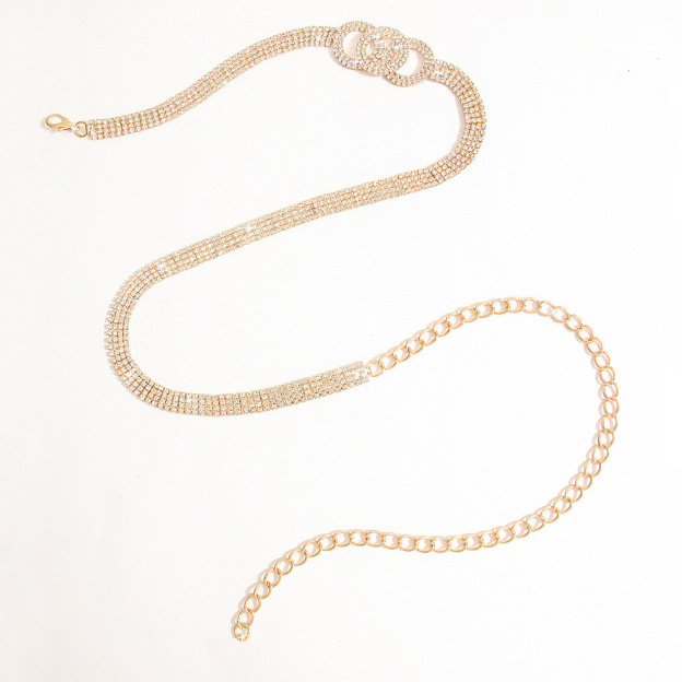 Gilded Diamond Double-Link