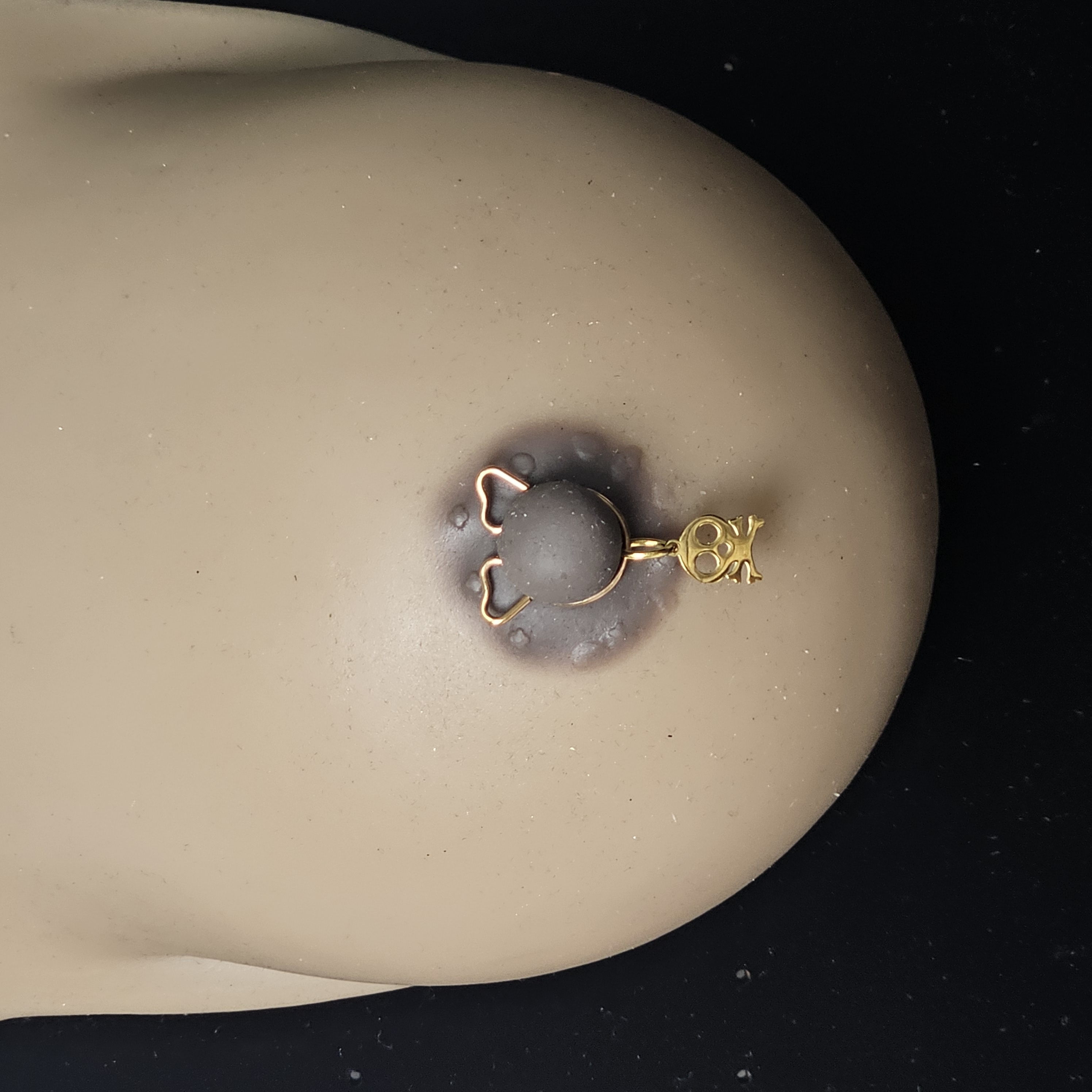 Halloween gold-plated pendant