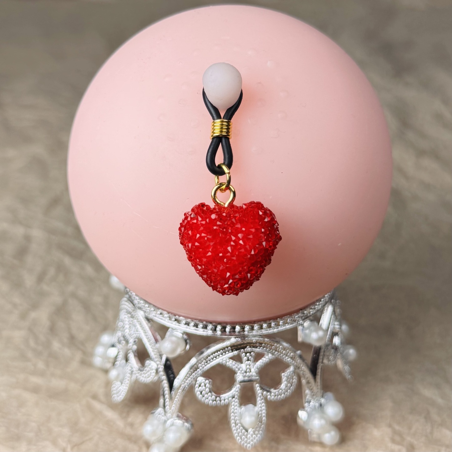 His Red Heart Nipple Clamps