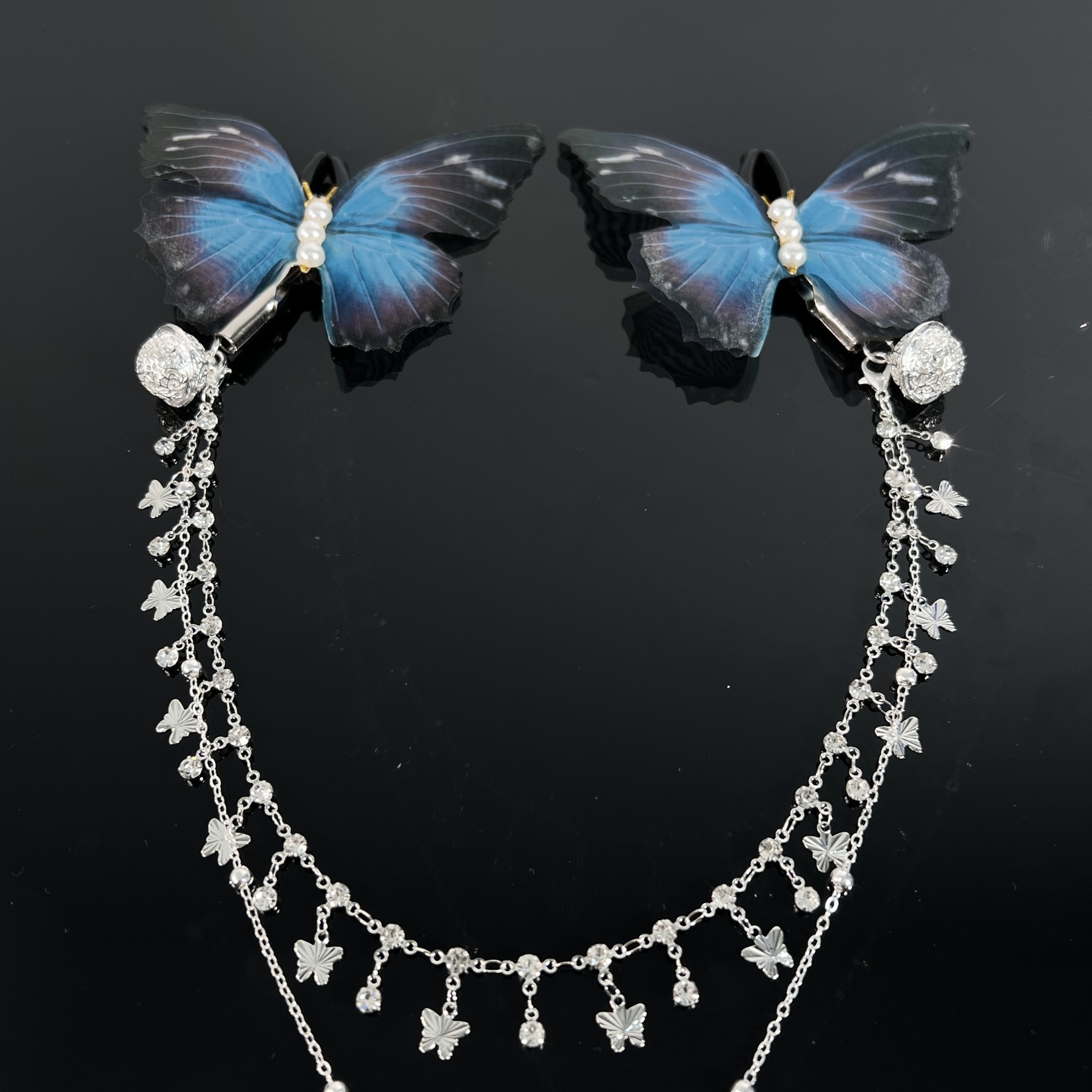 Azure Butterfly Nipple Clamps – Adjustable