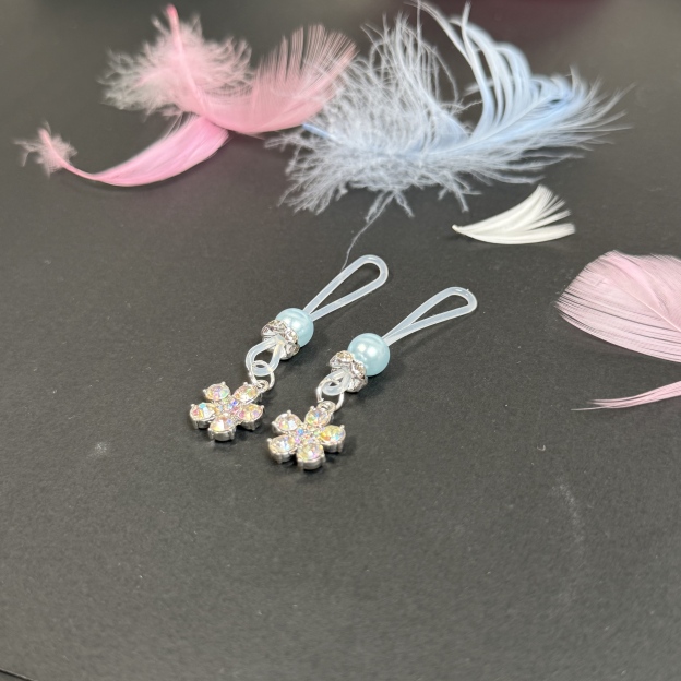 Diamond Flower Adjustable Nipple Clamps