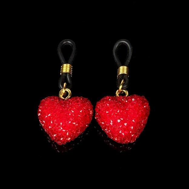 His Red Heart Nipple Clamps