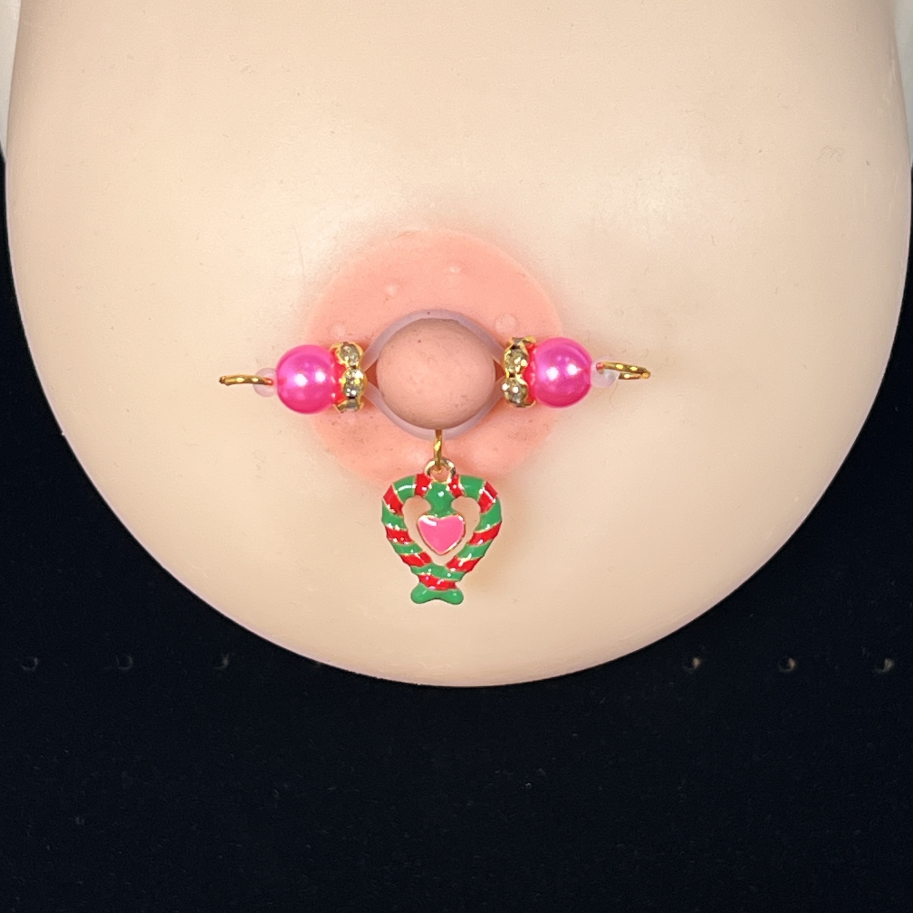 Blush Pearl Love Clamps