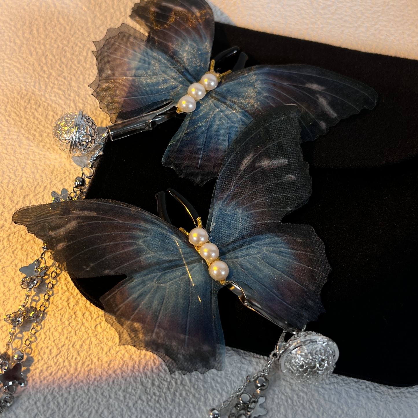 Azure Butterfly Nipple Clamps – Adjustable