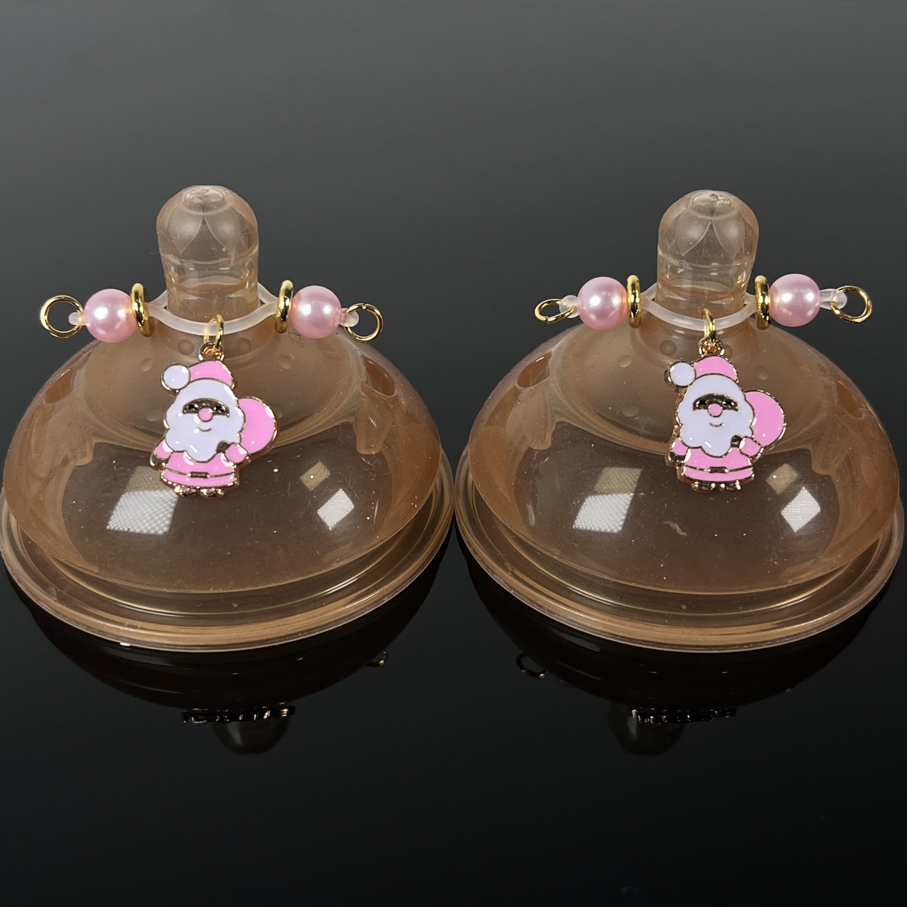 Santa’s Blush Bag Clamps🎄