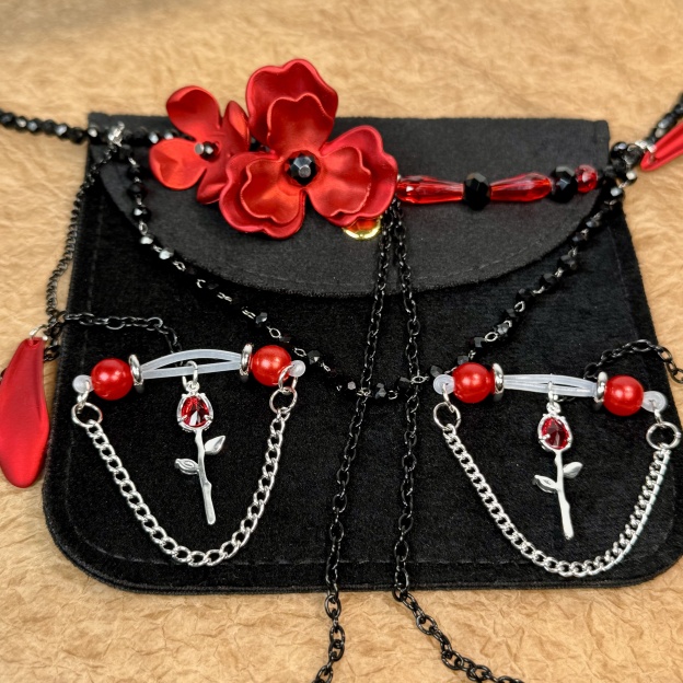 Crimson Blossom Luxe Trio