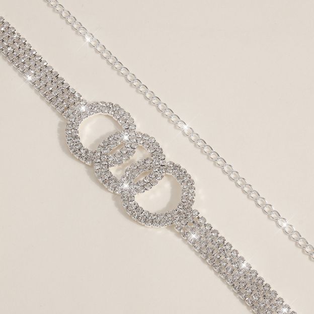 Gilded Diamond Double-Link