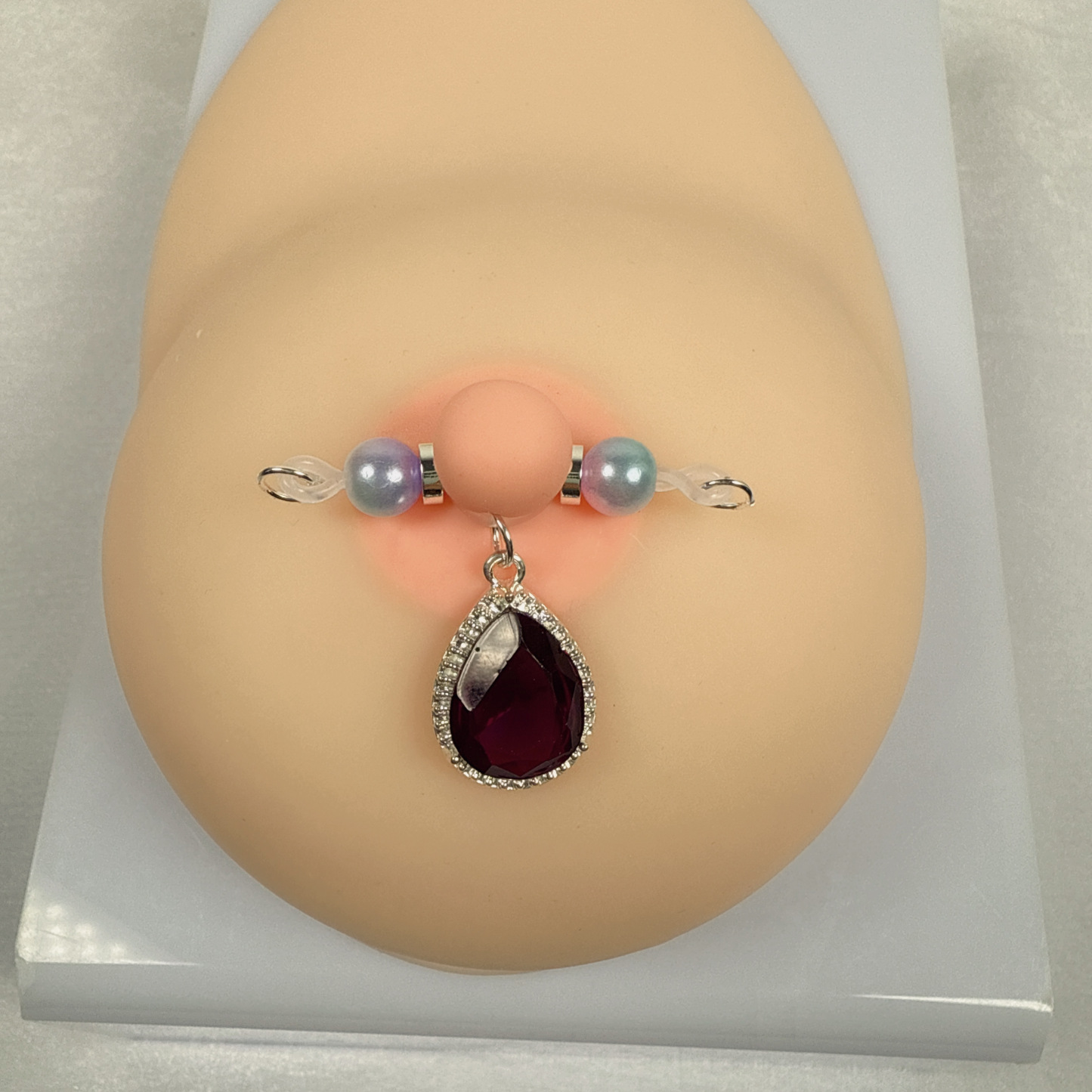 Anti-detachment nipple decoration