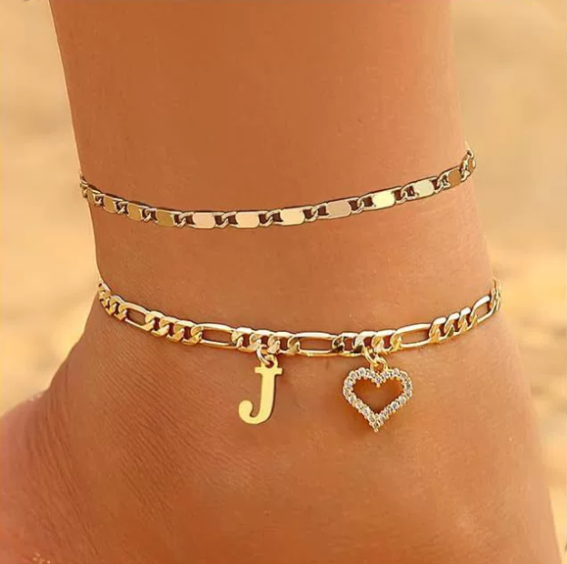 Custom Zircon Pendant Anklet
