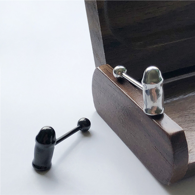 Hammer tongue studs Tongue rings-Thyye