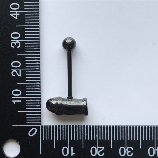 Hammer tongue studs Tongue rings-Thyye