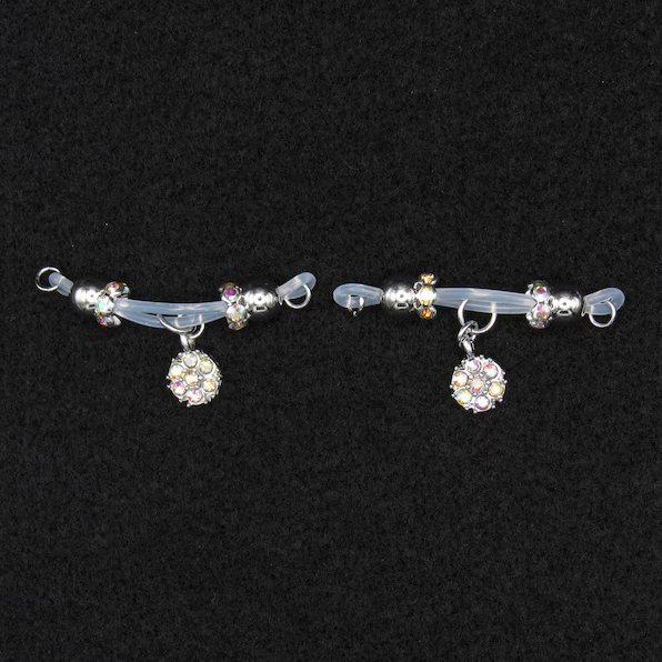  Fake Nipple Piercings Round Pendant Charms