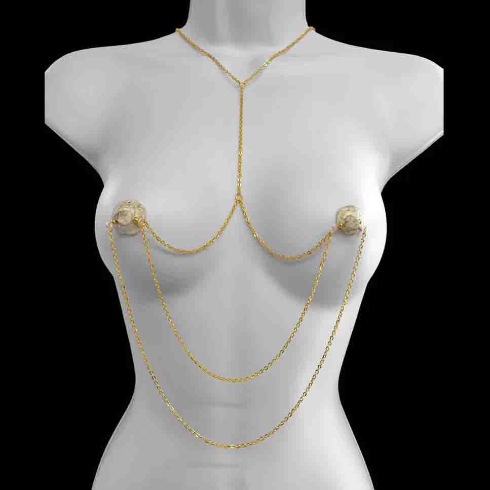 Non-Pierced Chain Bralette