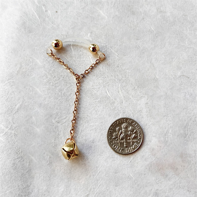 Golden Bell Non-Piercing Nipple Jewelry-Thyye