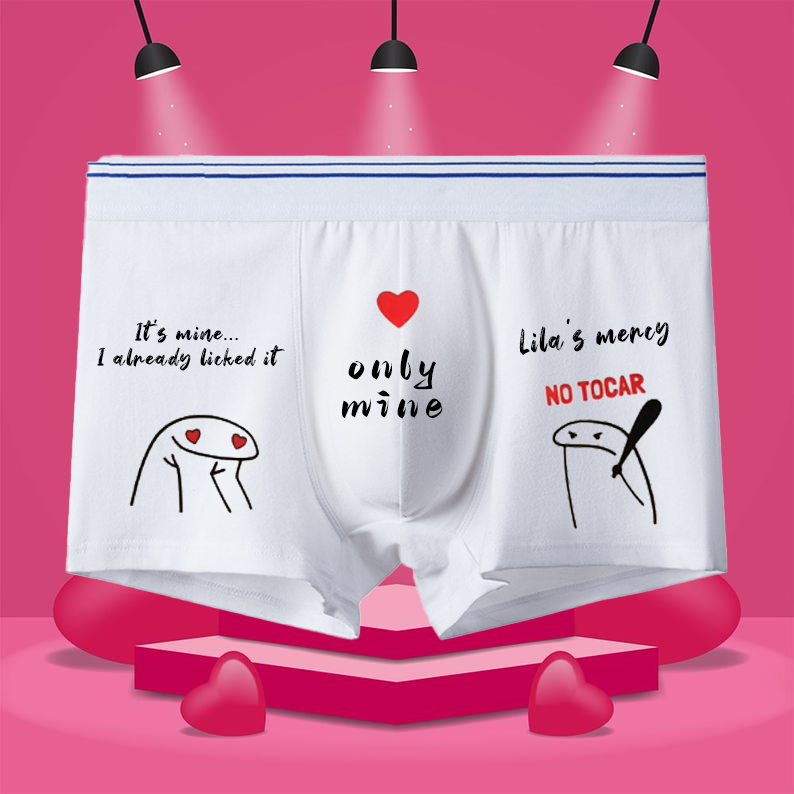 Customized language boxer briefs-Thyye