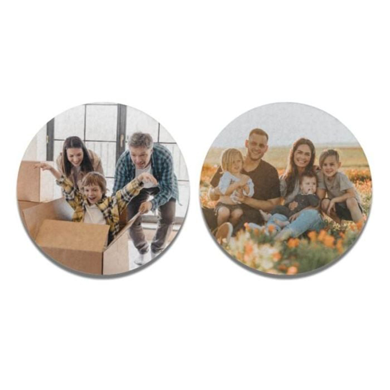 Custom 2-pack car coasters-Thyye