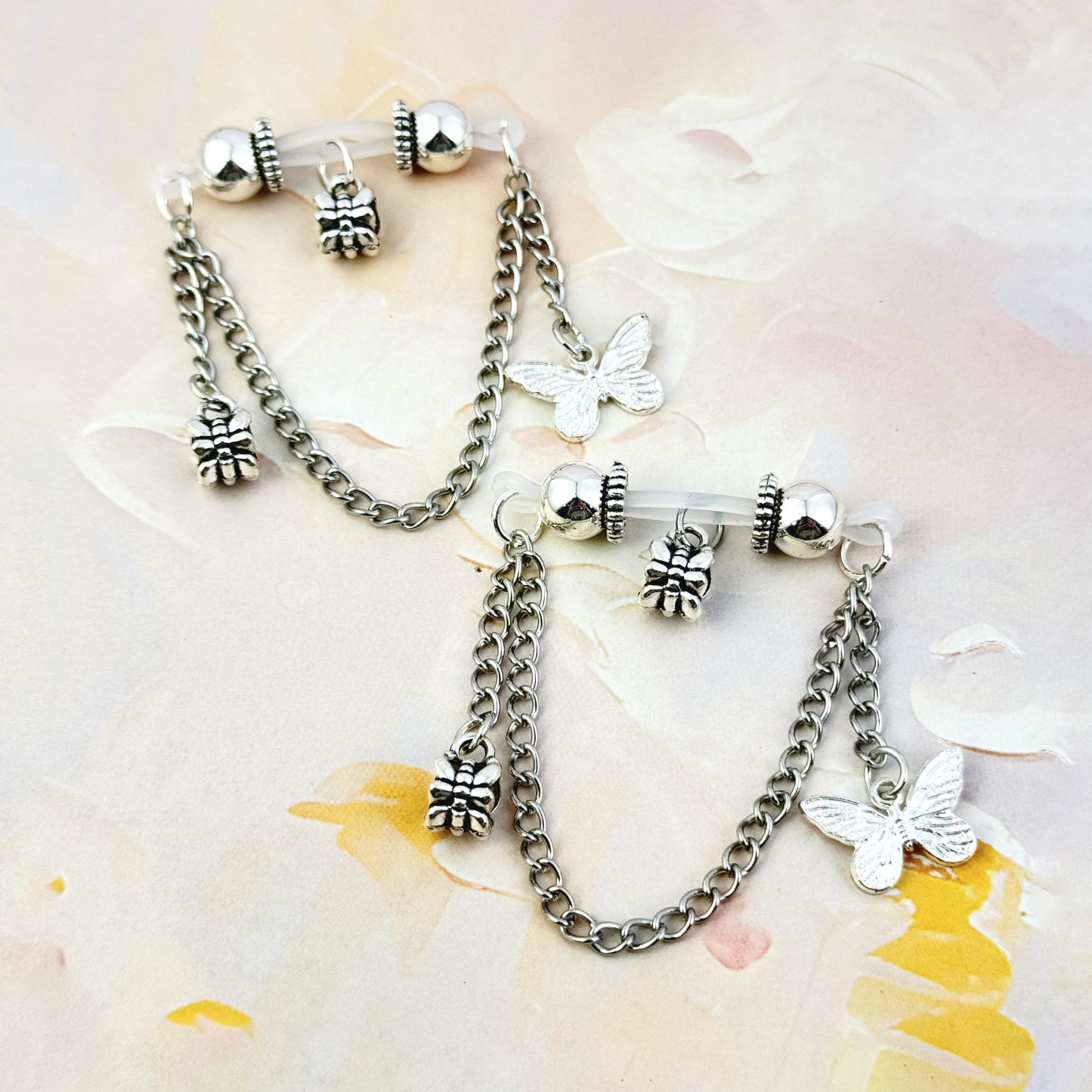 Aurelia Butterfly Lariat Chain