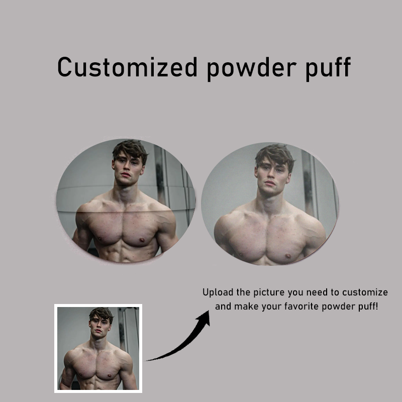 Customized personalized powder puff-Thyye