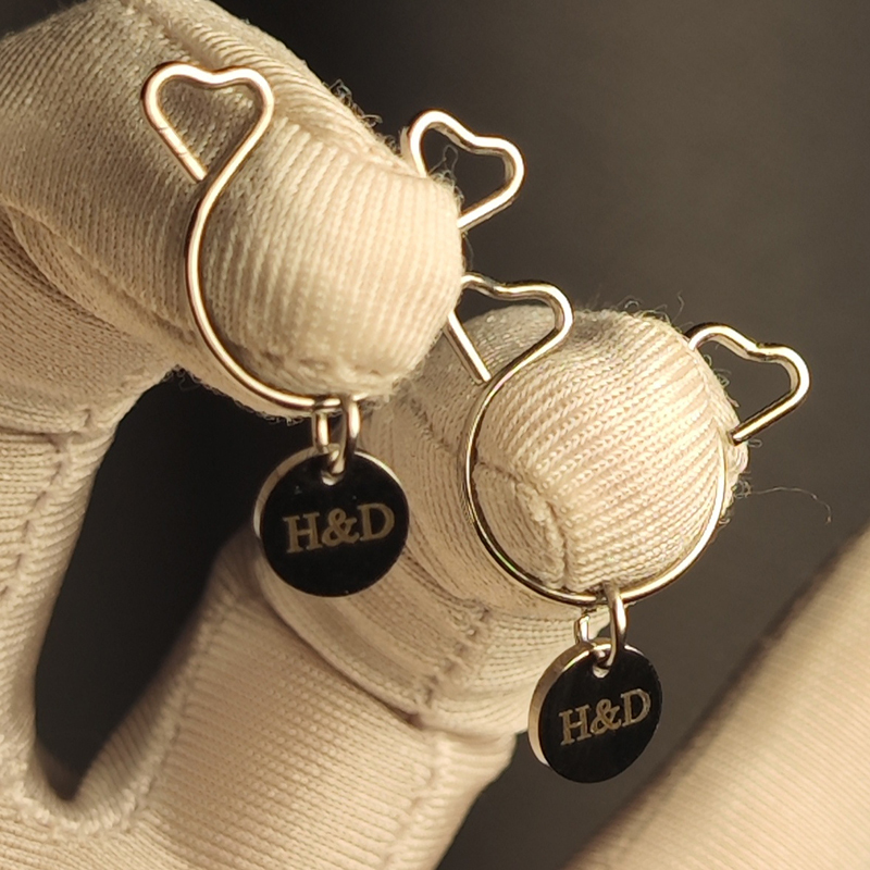 🔠Customized round letter nipple clamps-Thyye