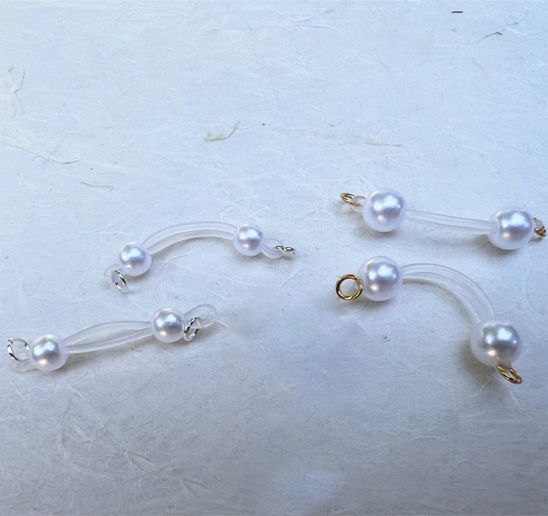 Nipple Non-Piercing with Pearl Barbell-Thyye