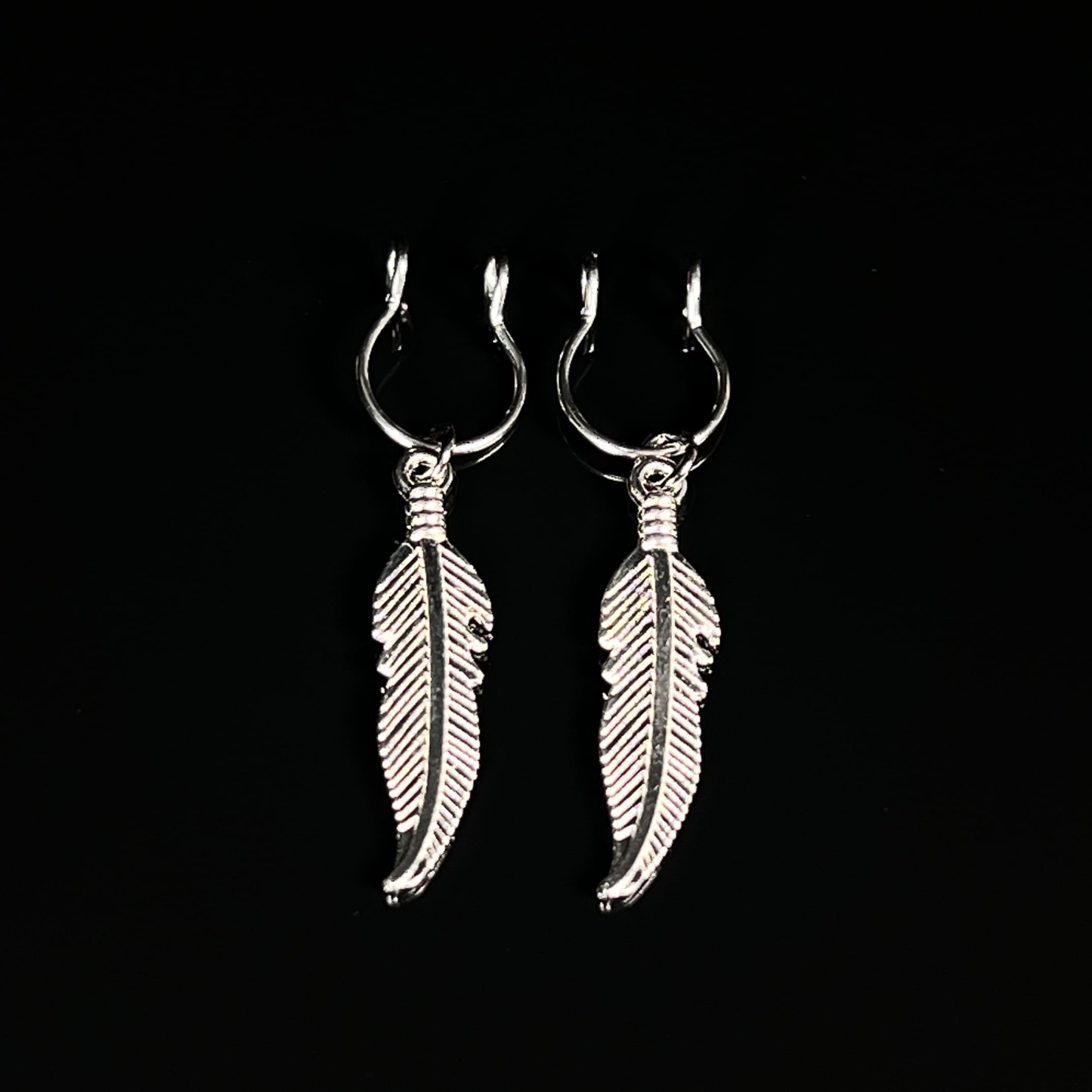 Silver Leaf Grip Clips