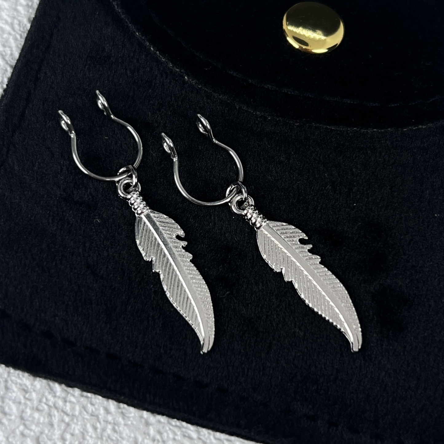 Silver Leaf Grip Clips