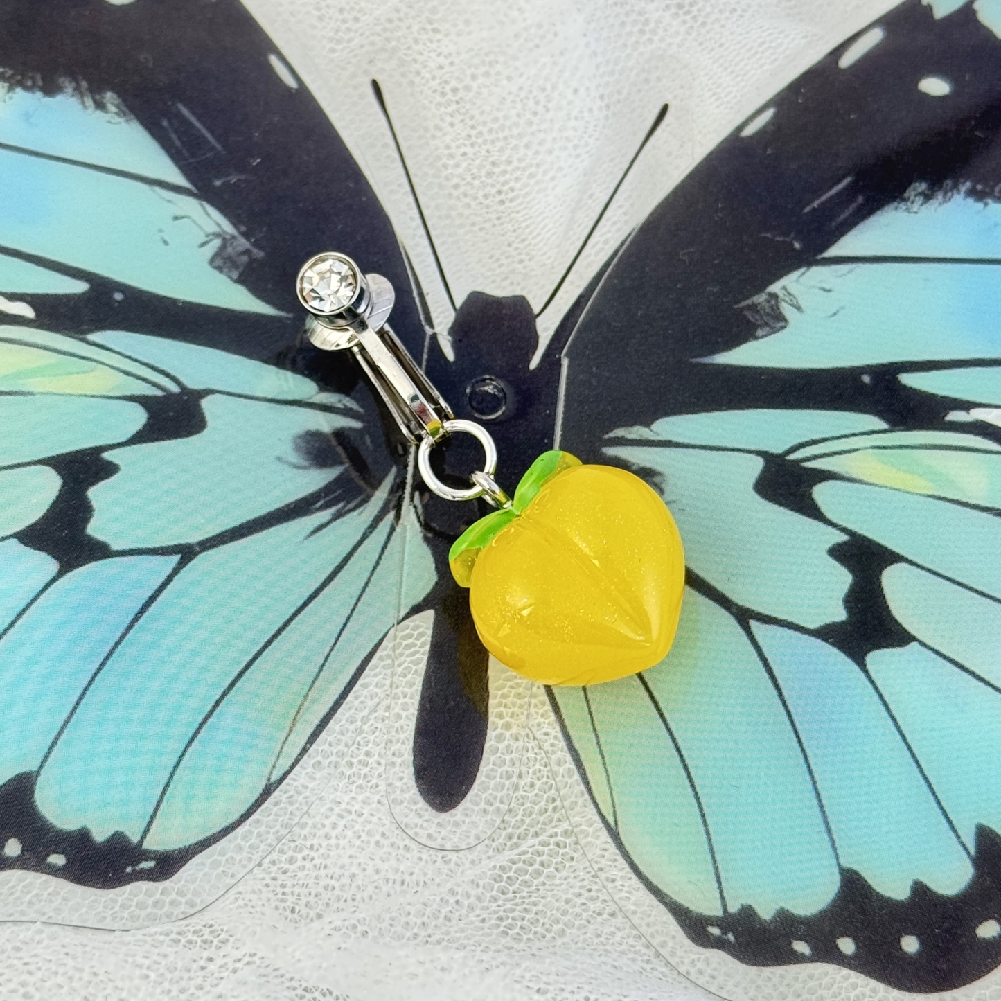 Energy Peach Adjustable Navel Clip