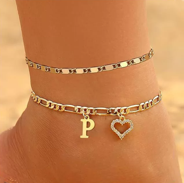Custom Zircon Pendant Anklet