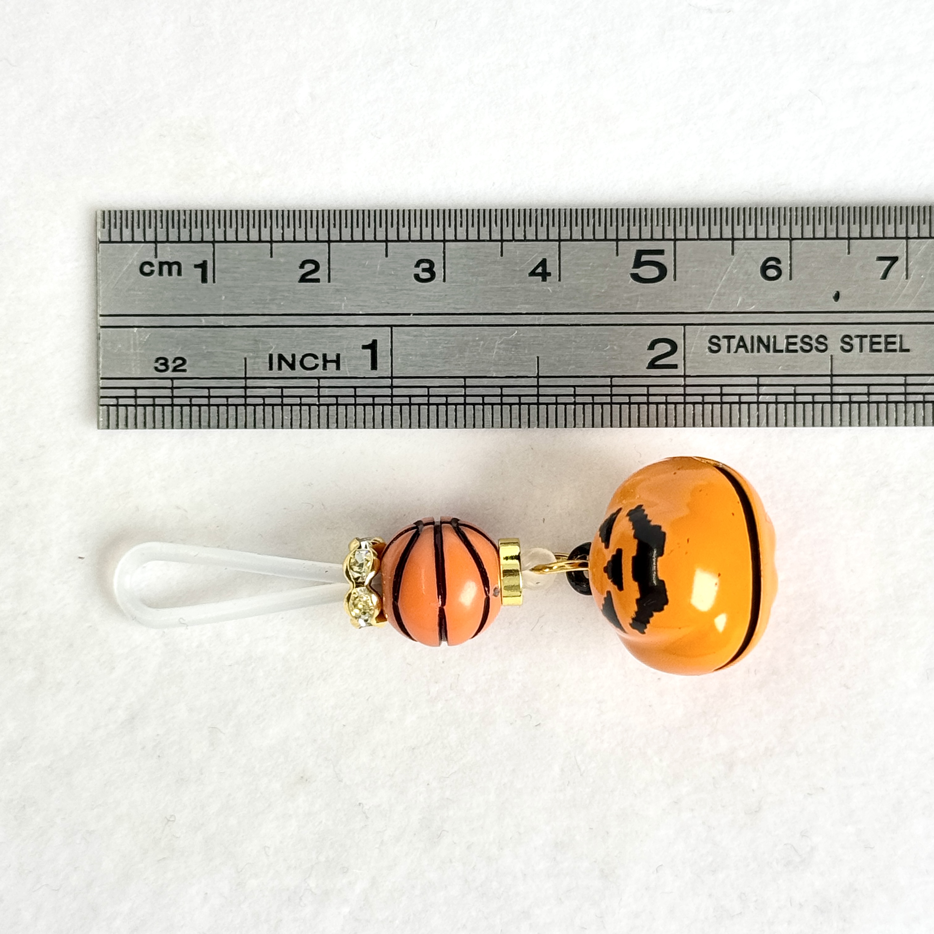 Pumpkin Game Night Charm Clip
