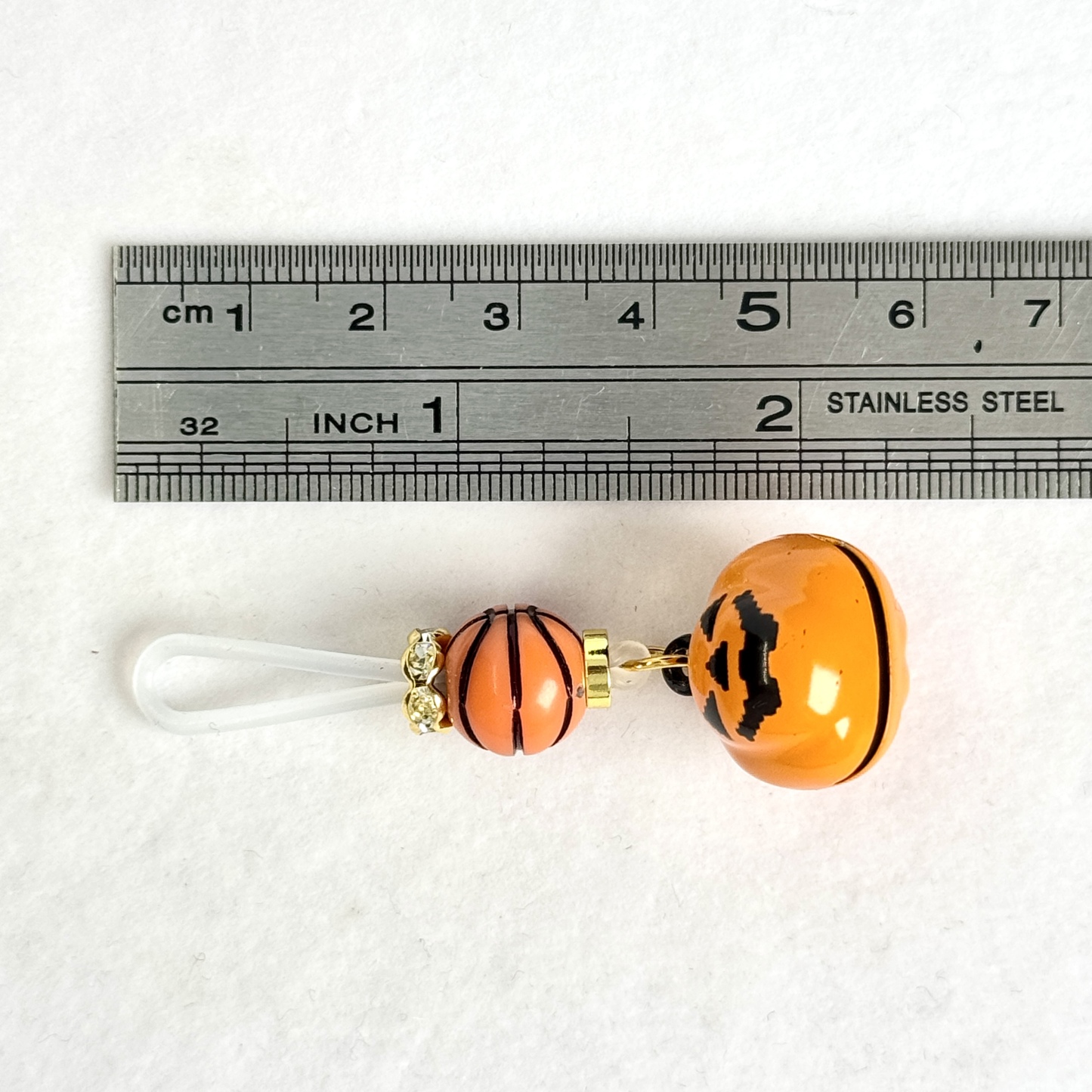 Pumpkin Game Night Charm Clip