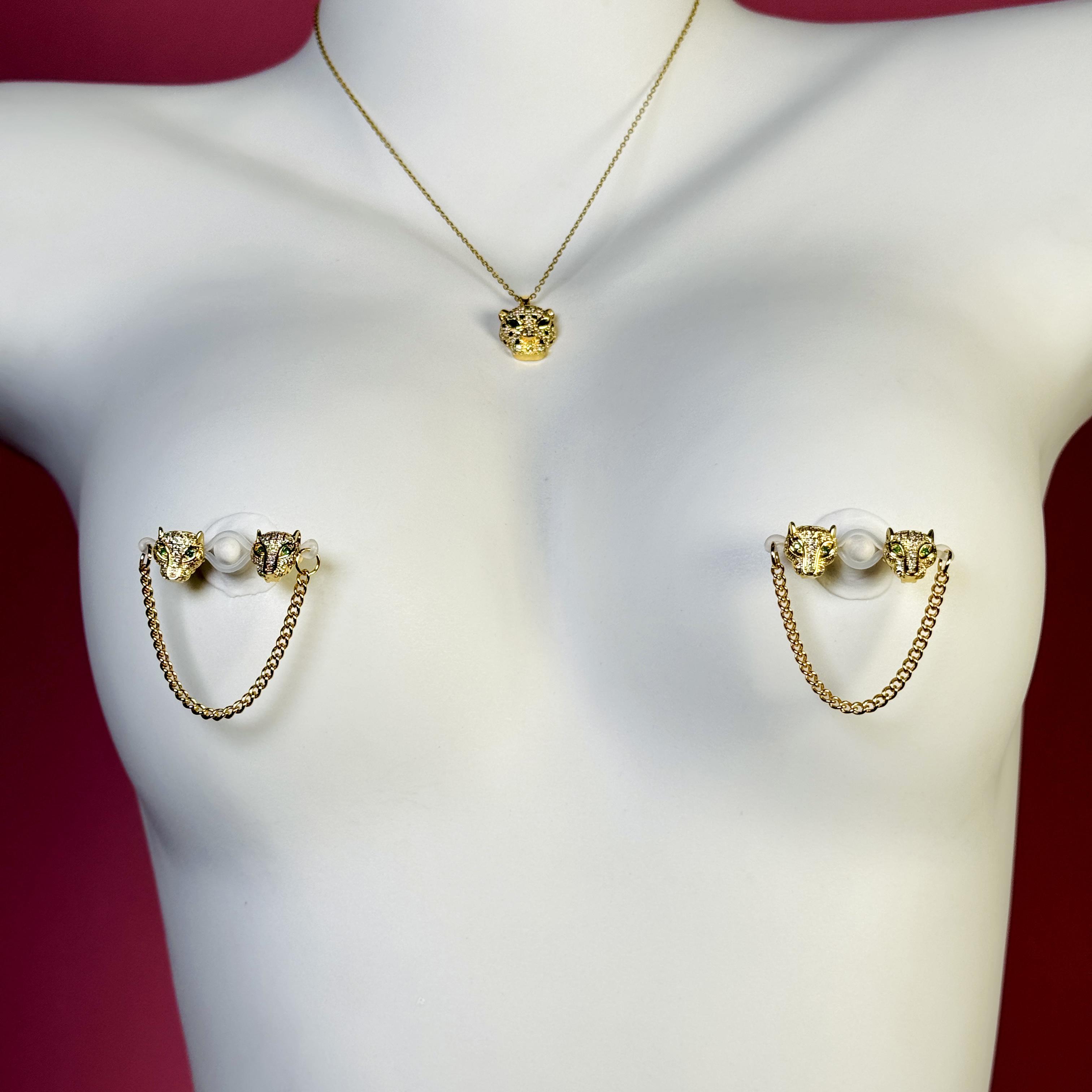 18K Gold & Silver Panther Luxe Set