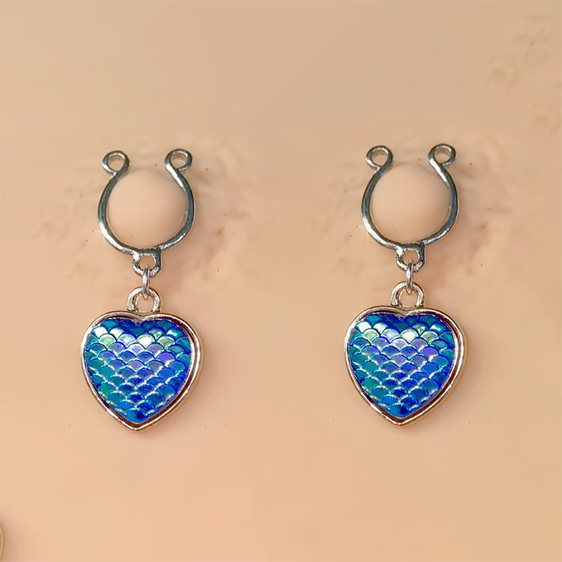 Pink oil dripping alloy nipple clamp-Thyye