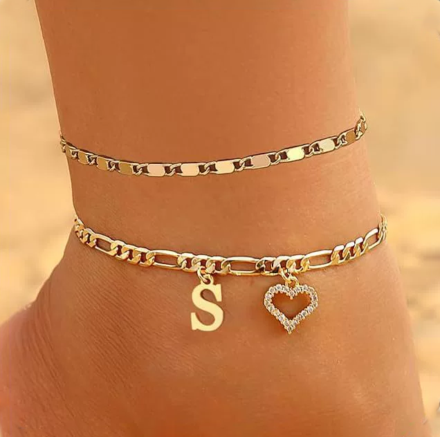 Custom Zircon Pendant Anklet
