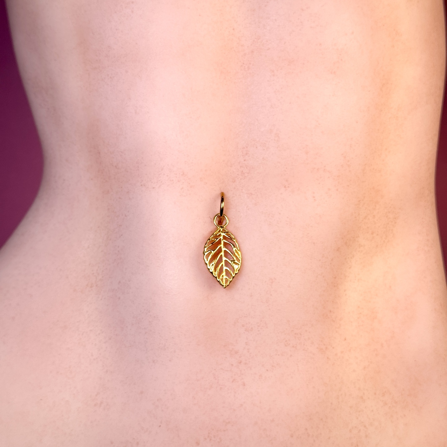 Luna Golden Leaf Navel Clip™