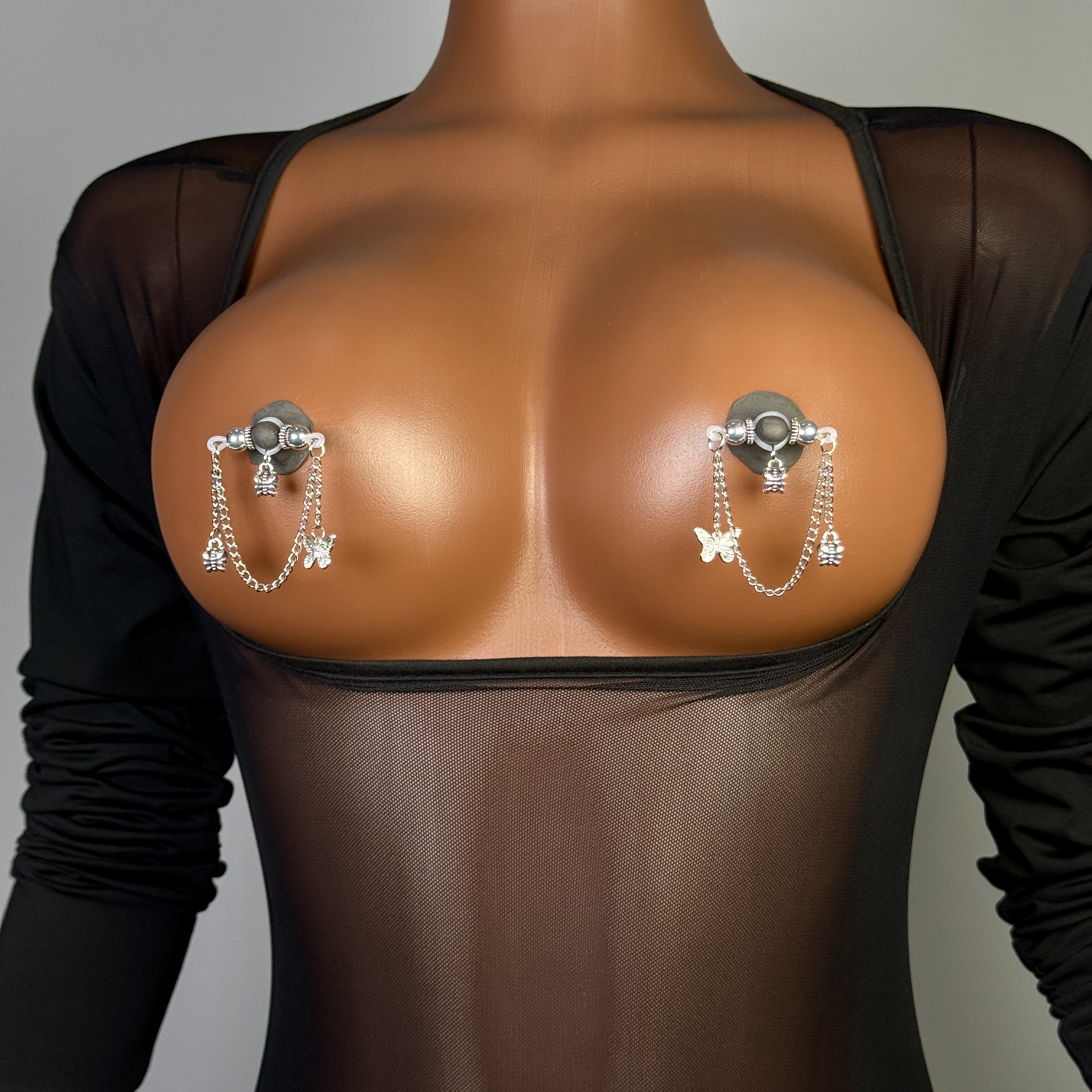Aurelia Butterfly Lariat Chain