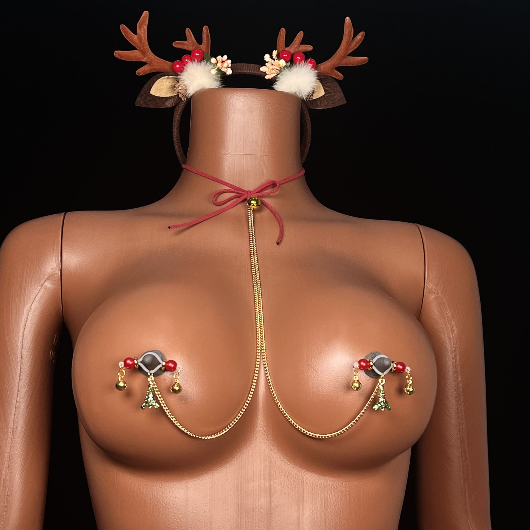 Naughty Halo Christmas Clip