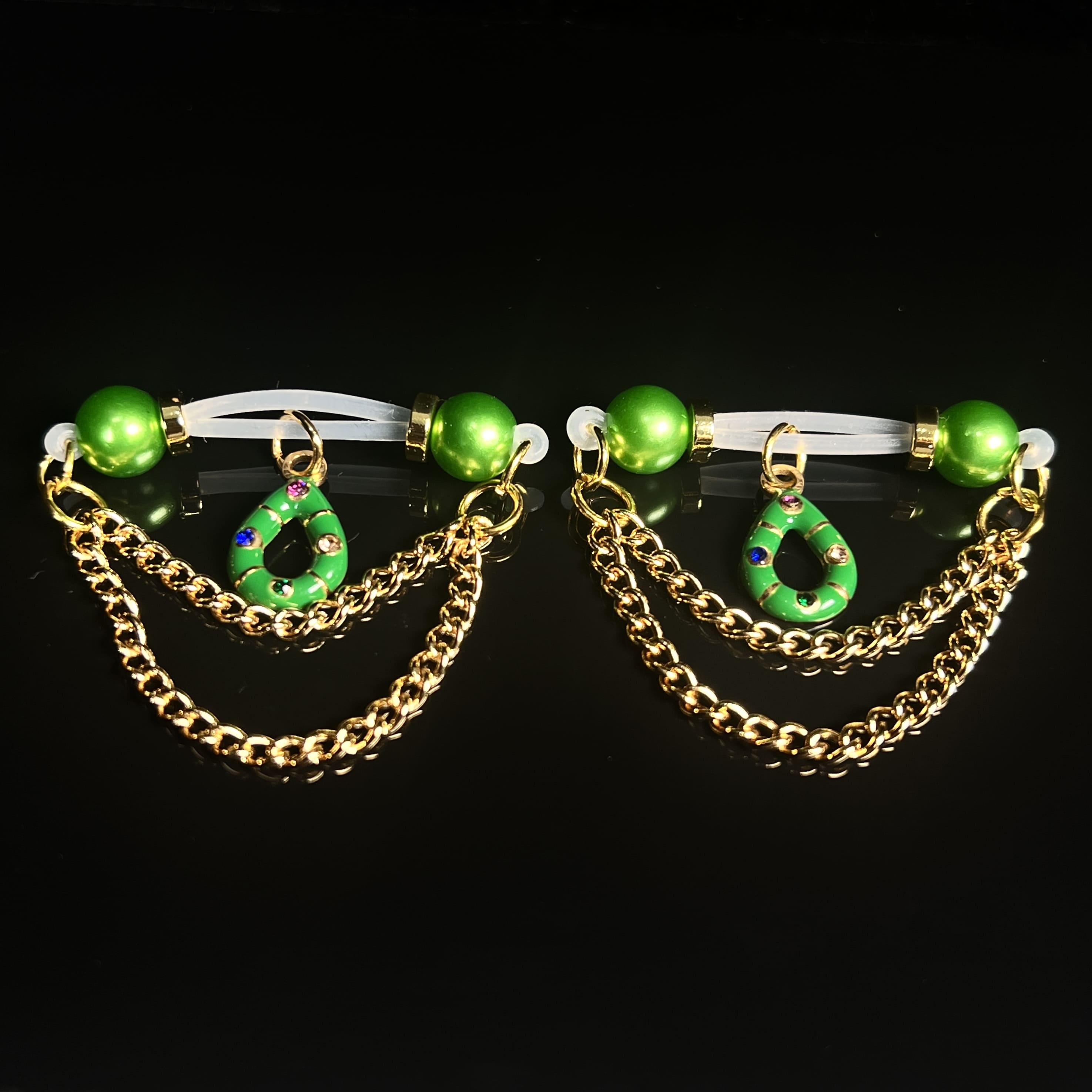 Gold Craft Resin Charm Clip