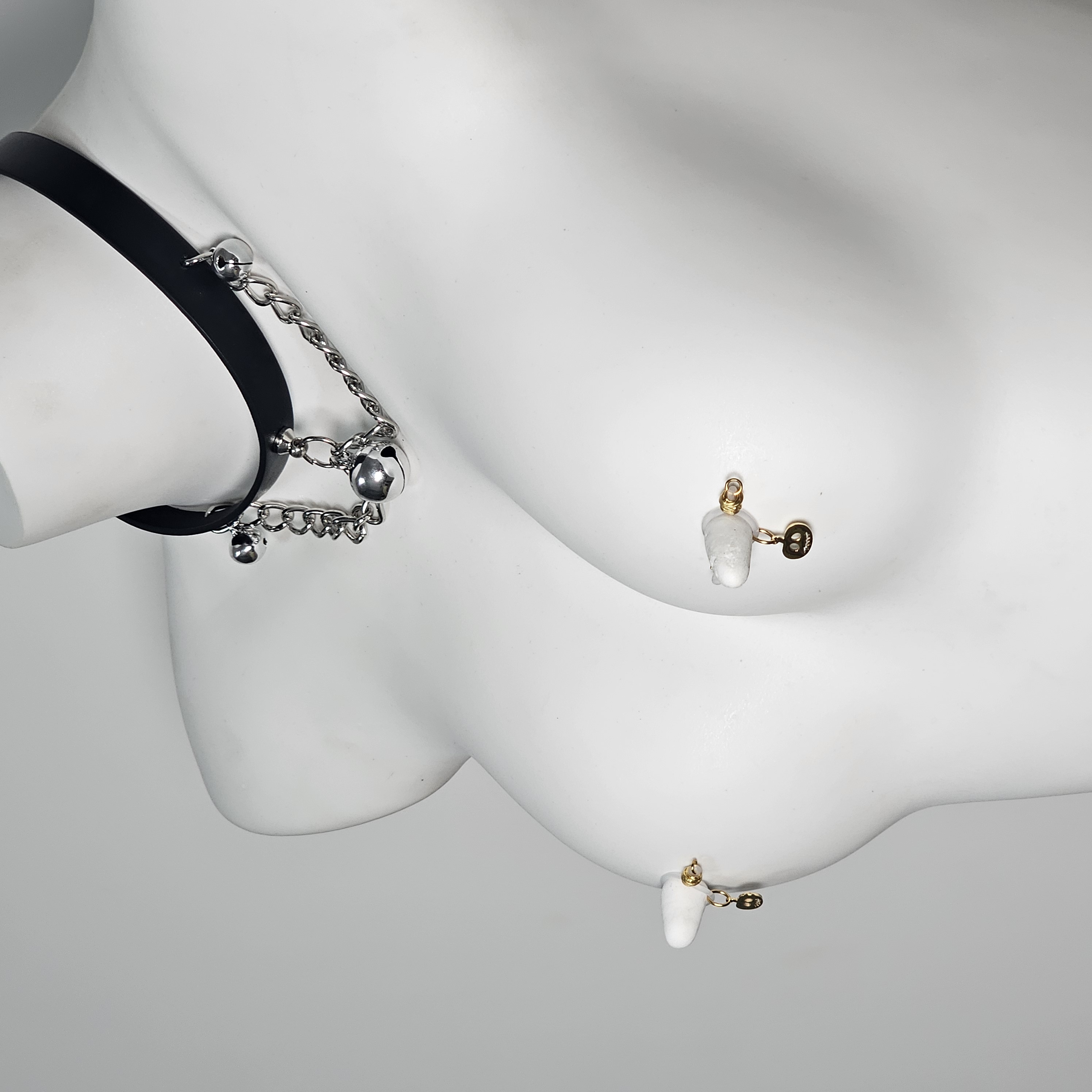 Halloween gold-plated ghost pendant