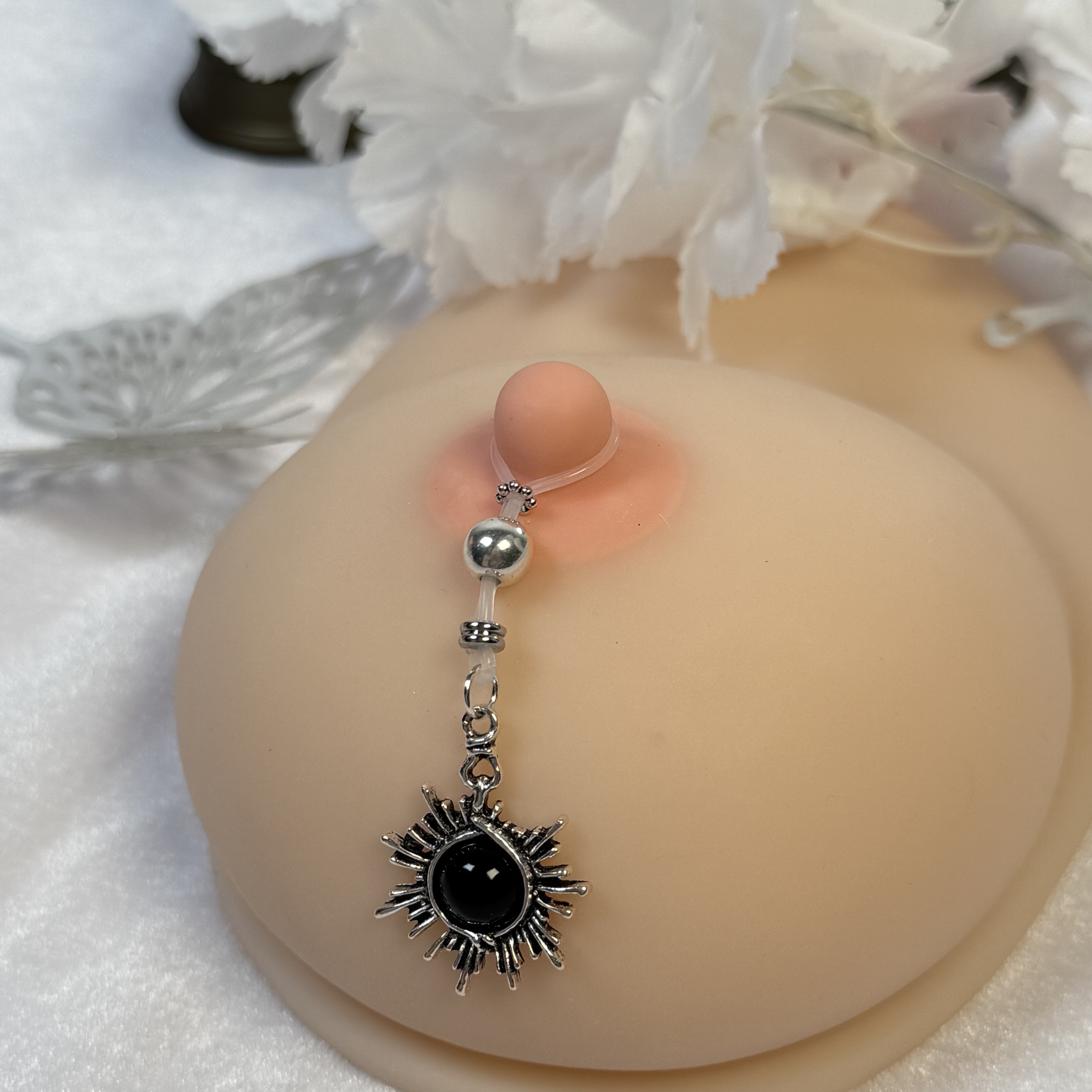 Holeless Adjustable Nipple Clamps - Moon and Sun