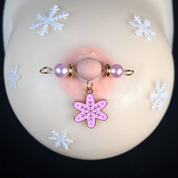 Pink Petal Christmas Clamps