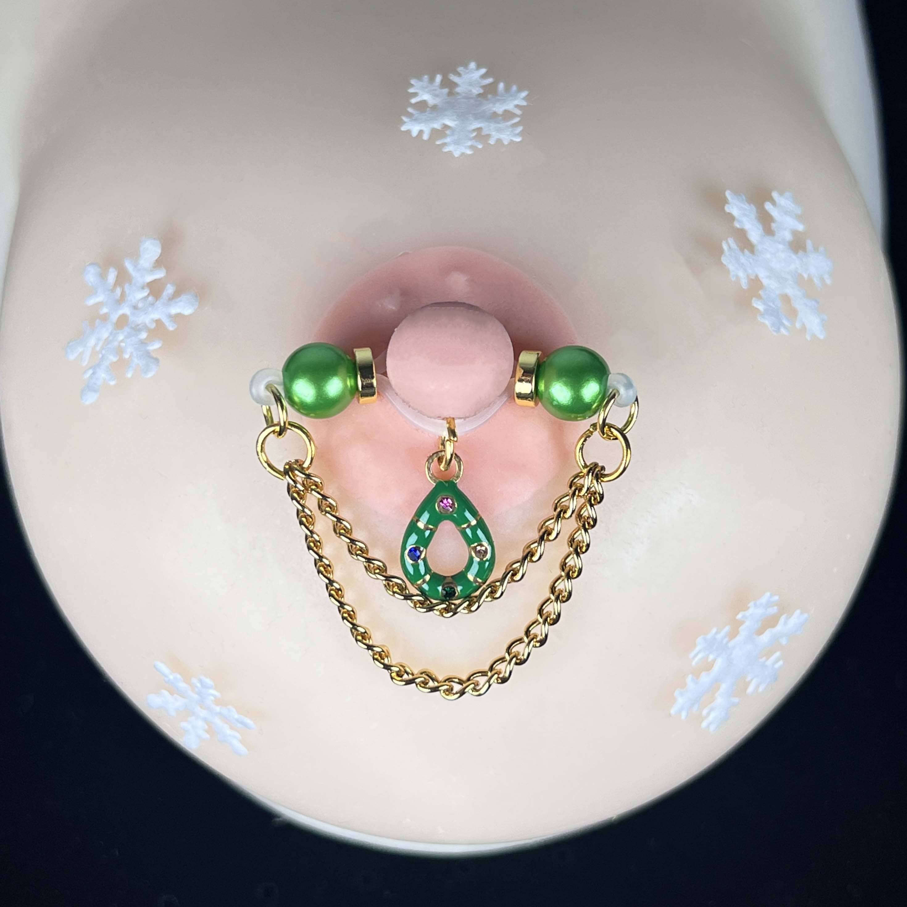 Gold Craft Resin Charm Clip