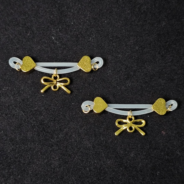 24k gold nipple clamps