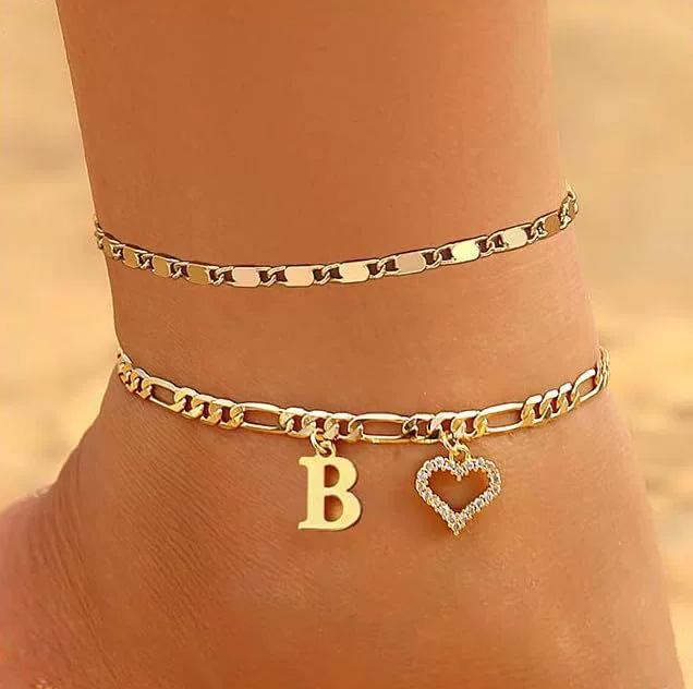 Custom Zircon Pendant Anklet