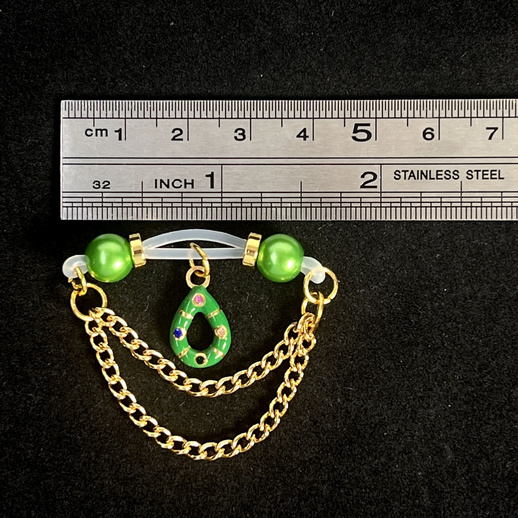 Gold Craft Resin Charm Clip